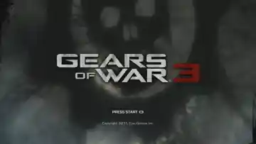 Gears of War 3 (USA) screen shot title